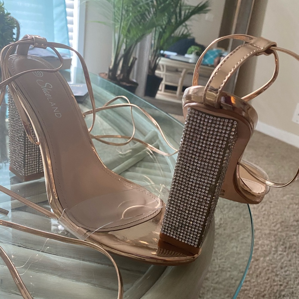 Crystal Perplex heel